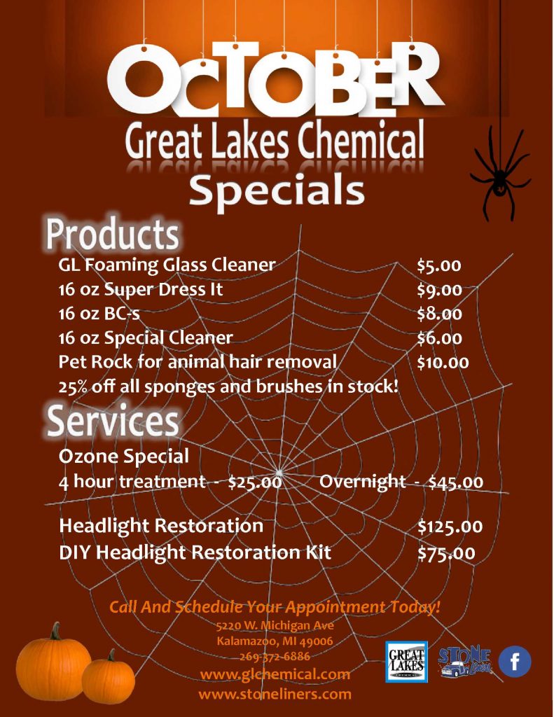 Kalamazoo Auto Detailing Specials Great Lakes Chemical Auto